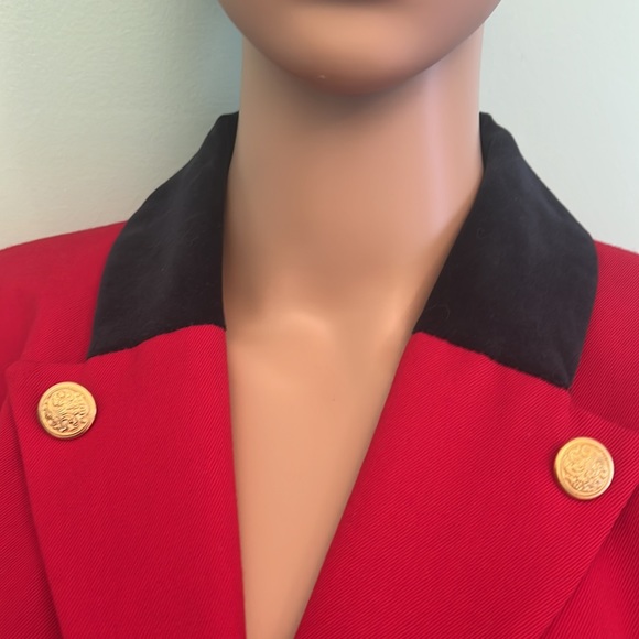 ⭐️ Peter Nygard Red Military Style Blazer/Jacket - Picture 11 of 11